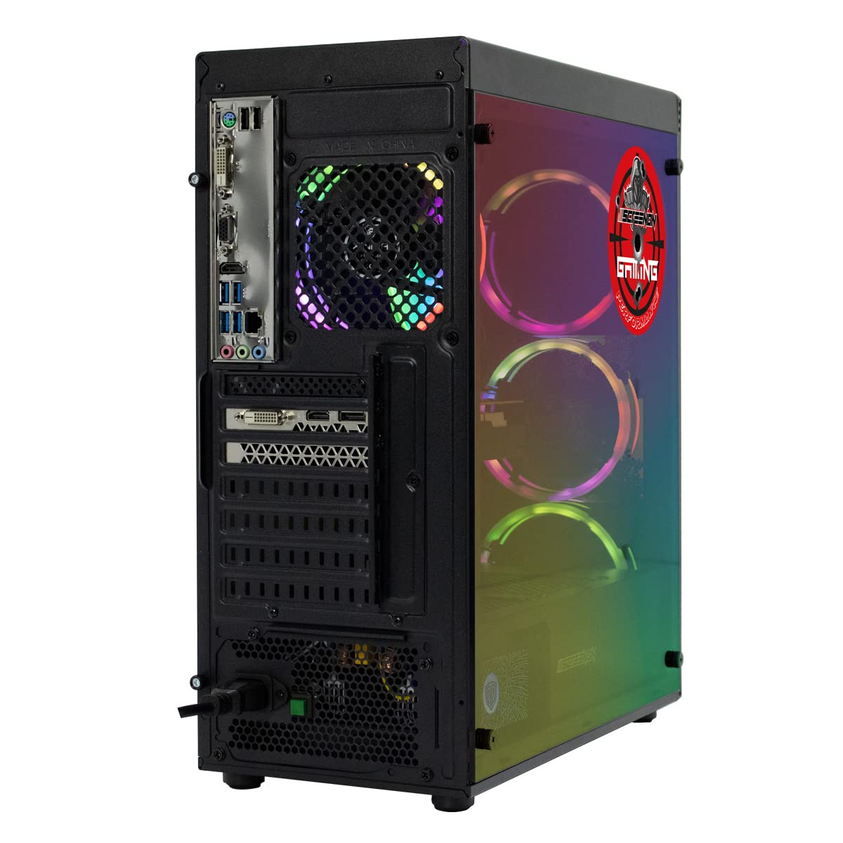 ScreenOn - Ryzen 7 5800X - 500GB SSD - RX 6600XT - Game PC A40142 - WiFi - Windows 11 Pro