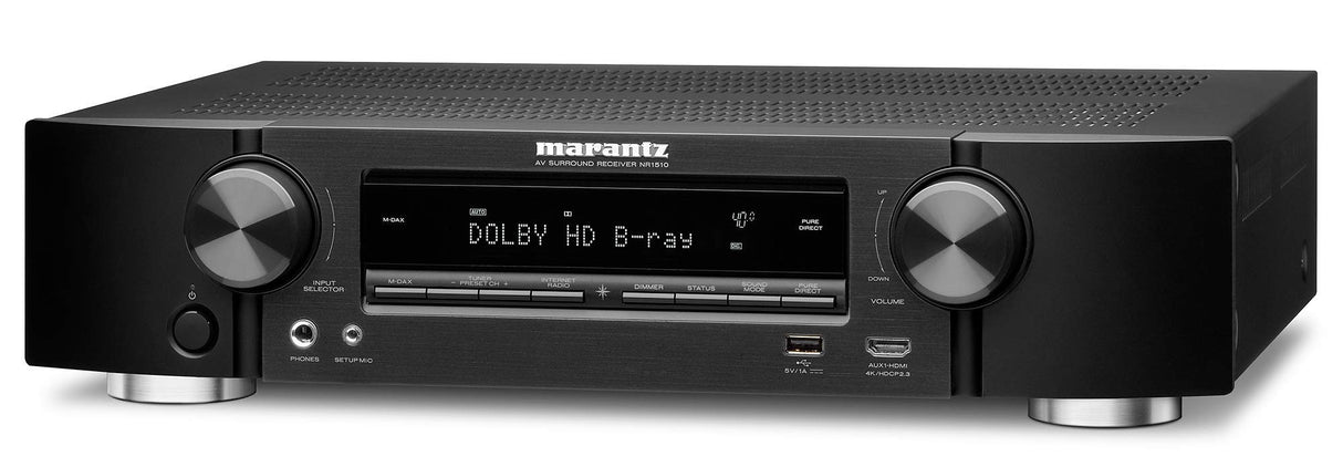 Marantz Professional, Nr1510 - Receptor AV de 5.1 Canales Compacto, Color Negro