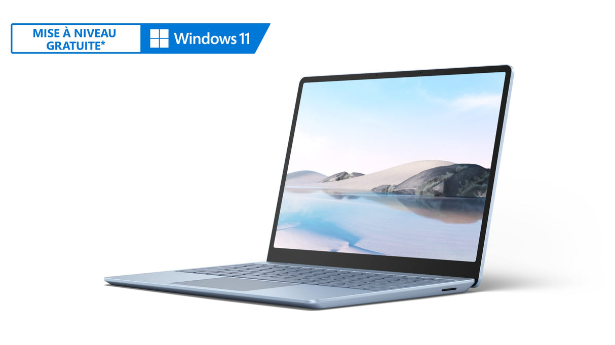 Microsoft Surface Laptop Go (Windows 10, Pantalla táctil de 12,45", Intel Core i5, 8 GB RAM, 256 GB SSD, Teclado AZERTY francés) - Azul Glaciar - El portátil Surface más Ligero