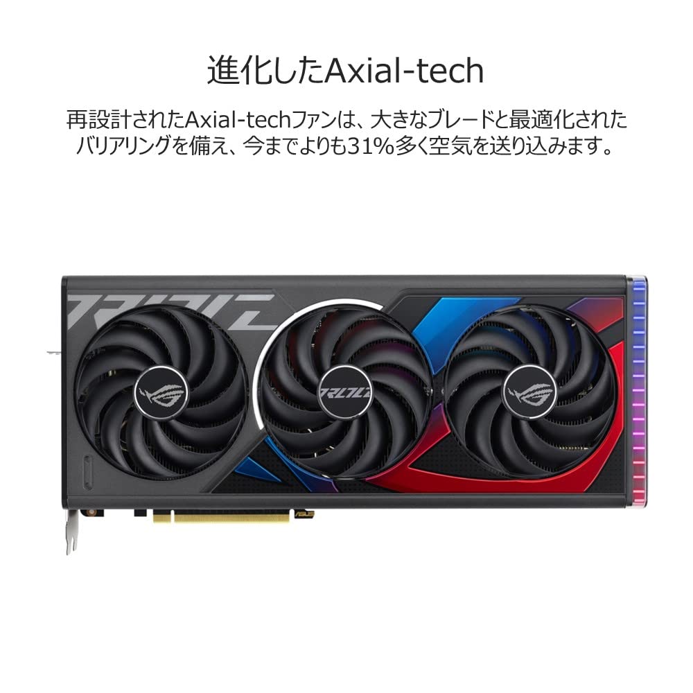 ASUS Tarjeta gráfica NVIDIA GeForce RTX 4070 Ti|12 GB | GDDR6X | 192 bit|PCIE 4.0 16 x | 2 x HDMI | 3 x DisplayPort | ROGSTRIX-RTX4070TI-O12G-G