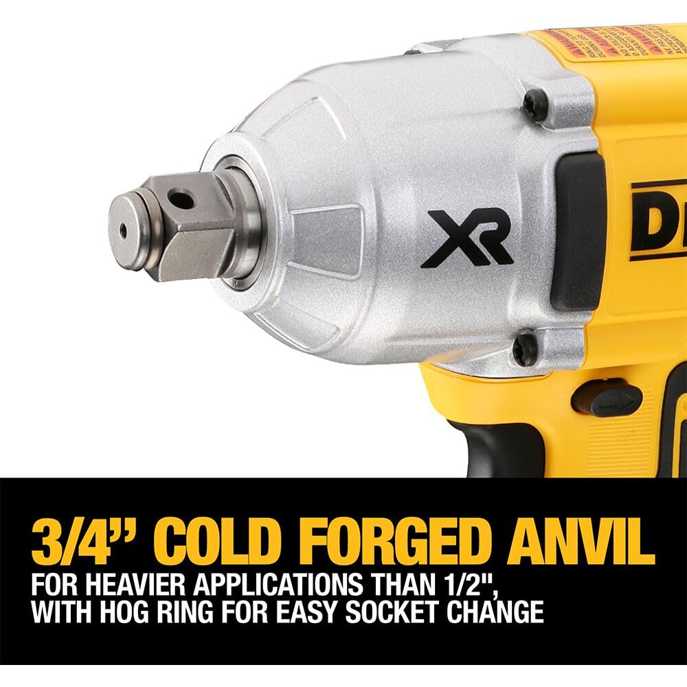 DEWALT DCF897NT-XJ - Llave Impacto sin escobillas XR 18V 3/4" sin cargador/batería