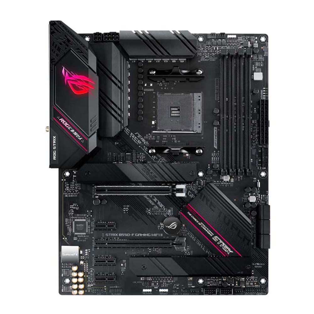 ASUS ROG Strix B550-F Gaming WiFi II, Placa Base Gaming AMD B550 (PCIe 4.0, VRM de 12+2 Fases, 2.5 GB Ethernet, WiFi 6E, 2X M.2, SATA 6 Gbps, USB 3.2 Gen. 2, Aura Sync RGB), ATX