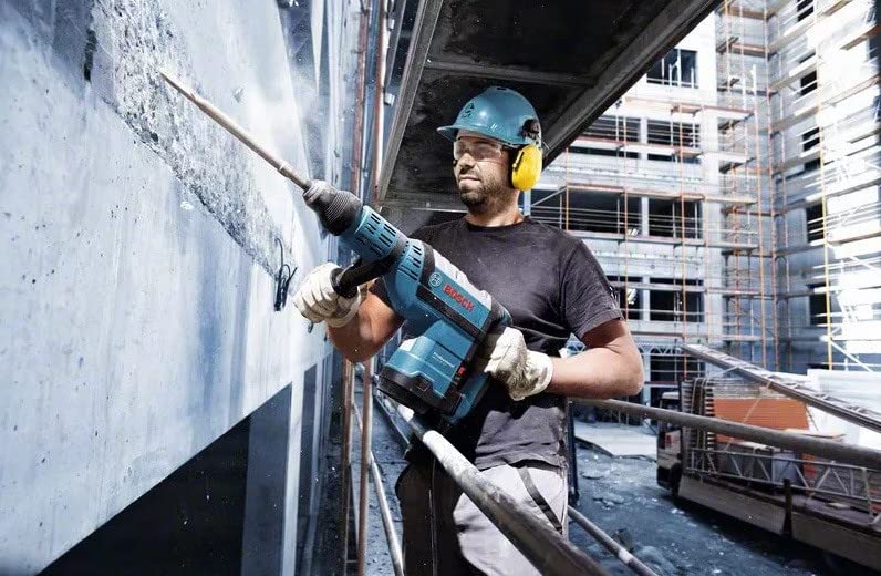Bosch Professional GBH 8-45 DV - Martillo perforador (12,5 J, Ø máx. hormigón 45 mm, SDS max, Vibration control, en maletín)