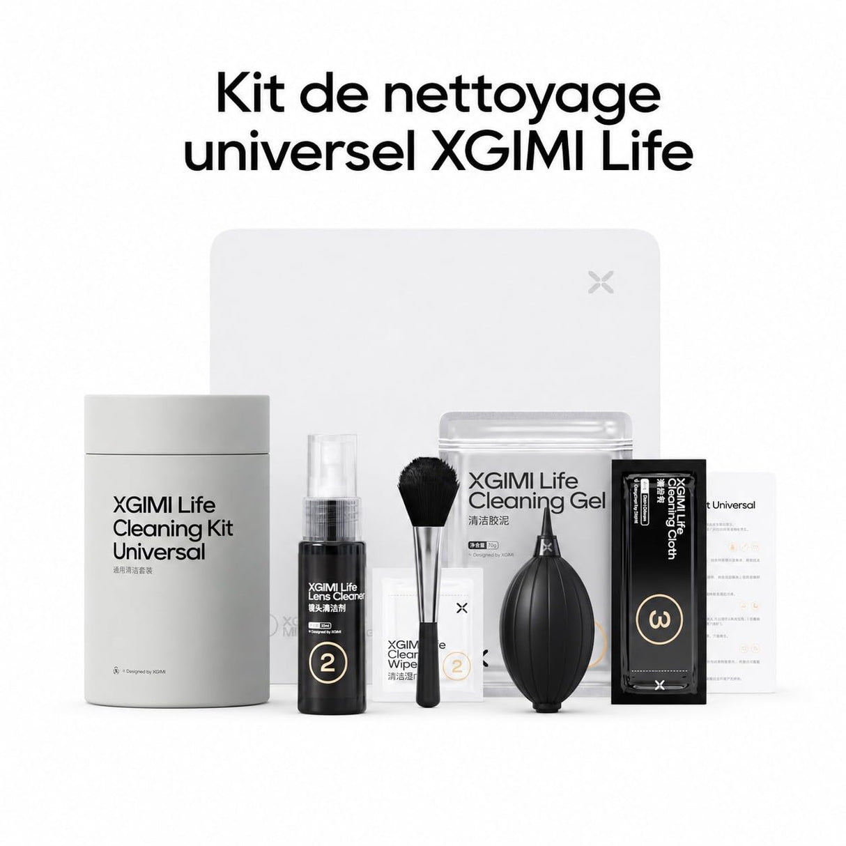 XGIMI XG-MOGO4/PACK+ Proyector portátil 1080P Sonido Harman Kardon 450LU Wi-Fi Bluetooth Imagen de hasta 200+Pantalla portátil+Trípode+Estuche de Transporte+Kit de Limpieza+Filtro óptico