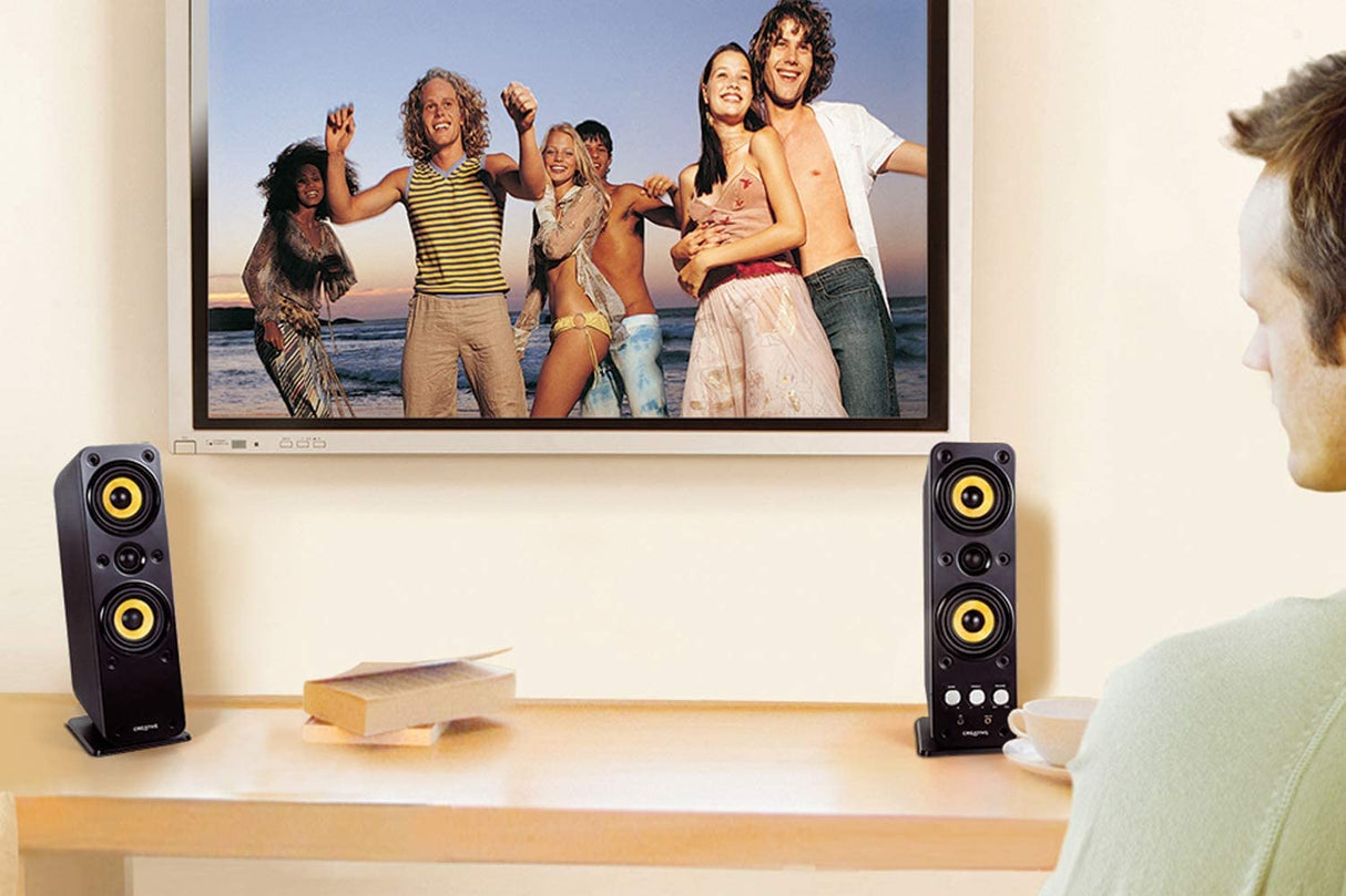 Creative Labs GigaWorks T40 Series II - Altavoces (PC, 32 W, 50-20000 Hz), Negro