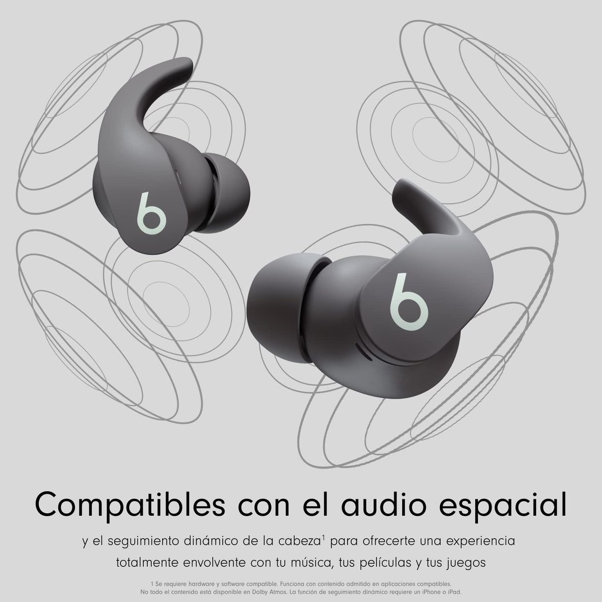 Beats Fit Pro – Auriculares intraurales Totalmente inalámbricos con cancelación del Ruido – compatibles con Apple y Android, Class 1 Bluetooth®, calificación IPX4, micrófono Integrado – Gris Salvia