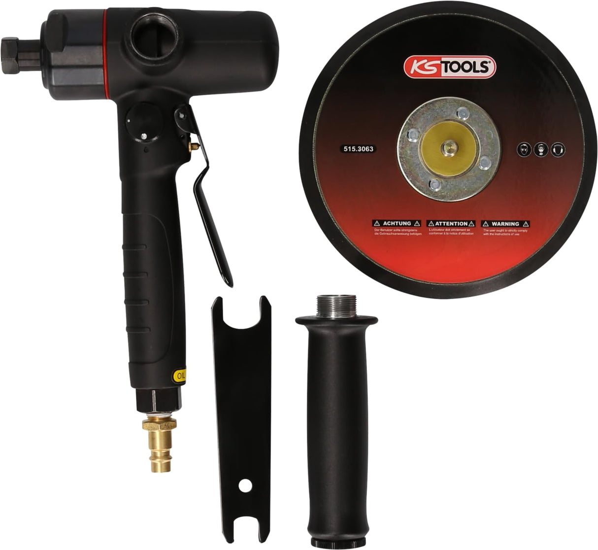 KS Tools 515.3063 Pulidor de aire comprimido 1/4"