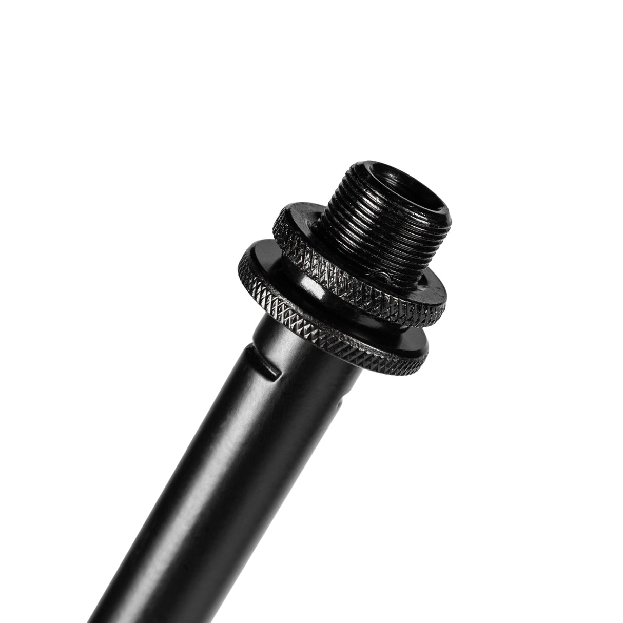 Gator Frameworks Soporte de micrófono con trípode Deluxe con embrague de altura ajustable y pértiga simple (GFW-MIC-2110)