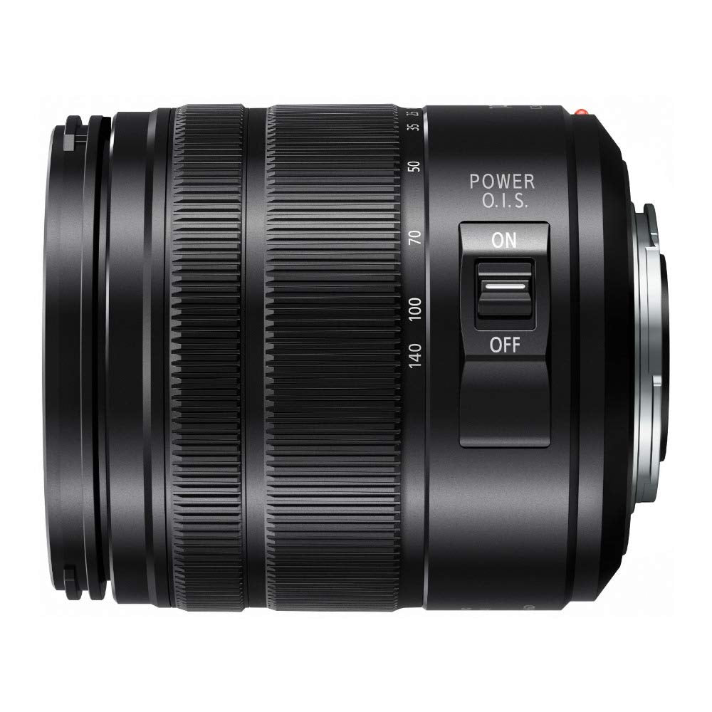 Panasonic Lumix G Vario 14-140 mm teleobjetivo Zoom con F3.5-5.6 II ASPH, Montura sin Espejo Micro Cuatro Tercios y Power O.I.S. - H-FSA14140 (actualizado USA Negro)