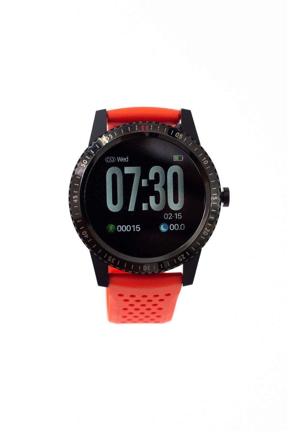 MonkeyLectric Ksmart1 Ksmart1-Reloj Inteligente, Color Rojo, Unisex Adulto, Talla única
