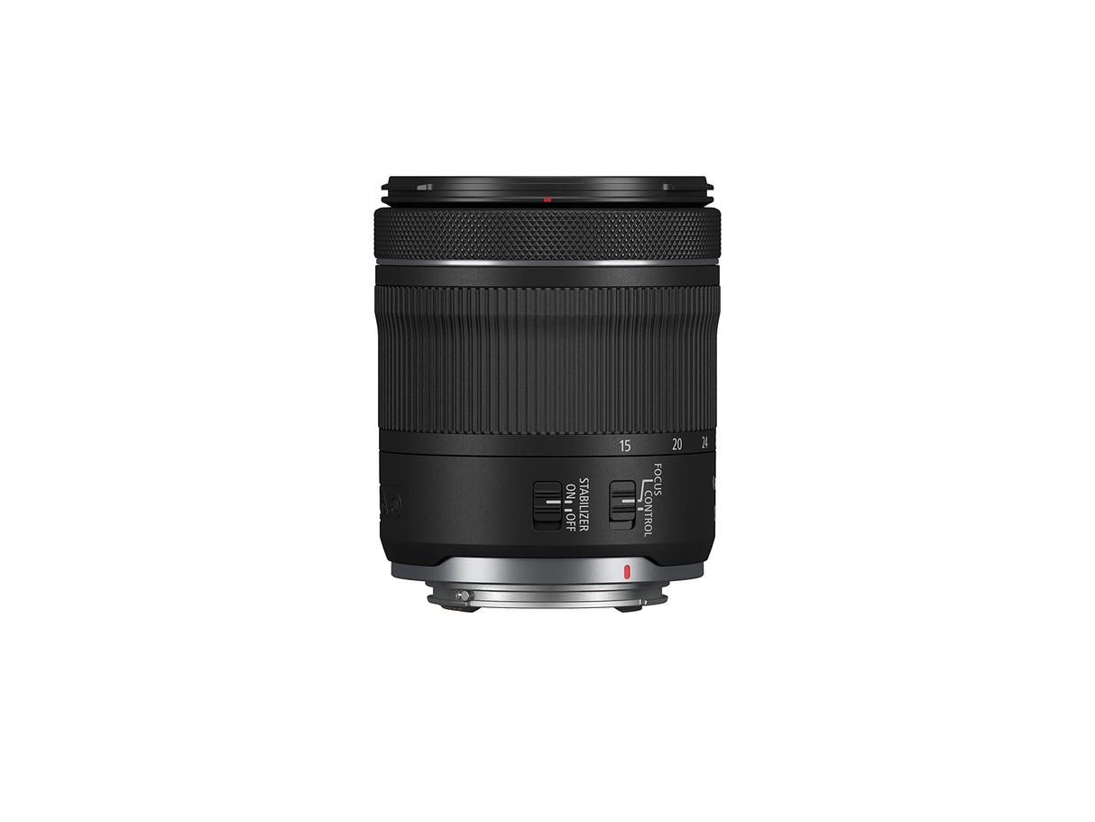 Canon Objetivo RF 15-30mm F4.5-6.3 IS STM, Lente Zoom Ultra Gran Angular Serie L, para Viajes y Arquitectura, Ligero, Motor STM, Estabilizador óptico 5,5 Pasos, Compatible con Sistema EOS R, Negro