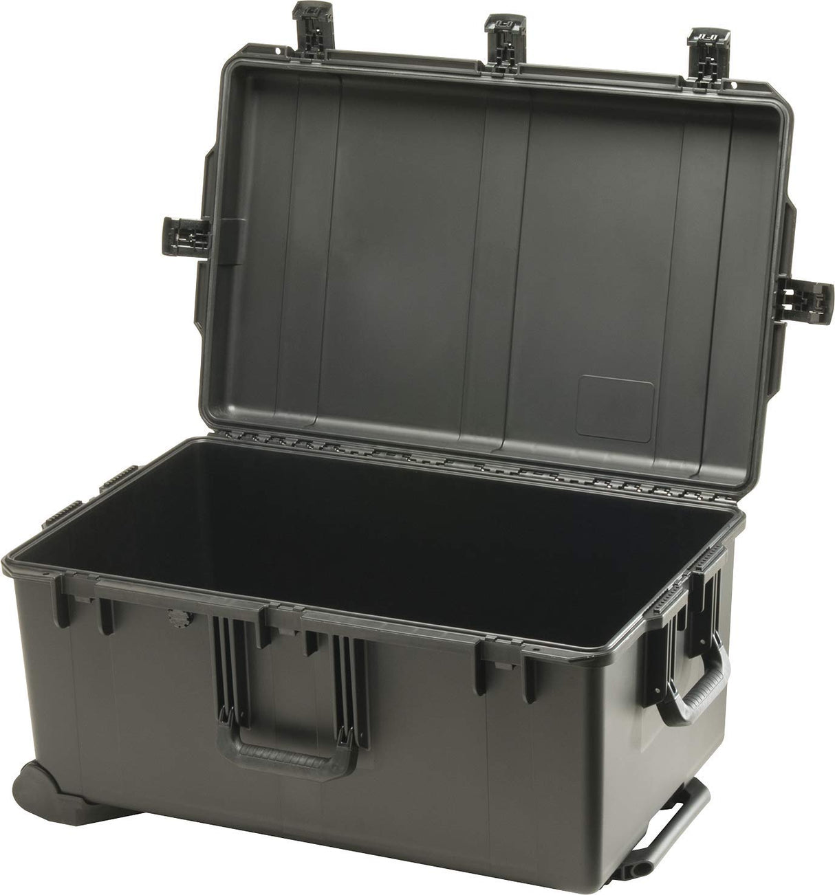 Peli Storm IM2975 Contenedor rugerizado para el Transporte de Equipos frágiles electrónicos, fotográficos y Drone, Resistente al Agua, 118L de Capacidad, Fabricado en EE.UU, sin Espuma, Color Negro