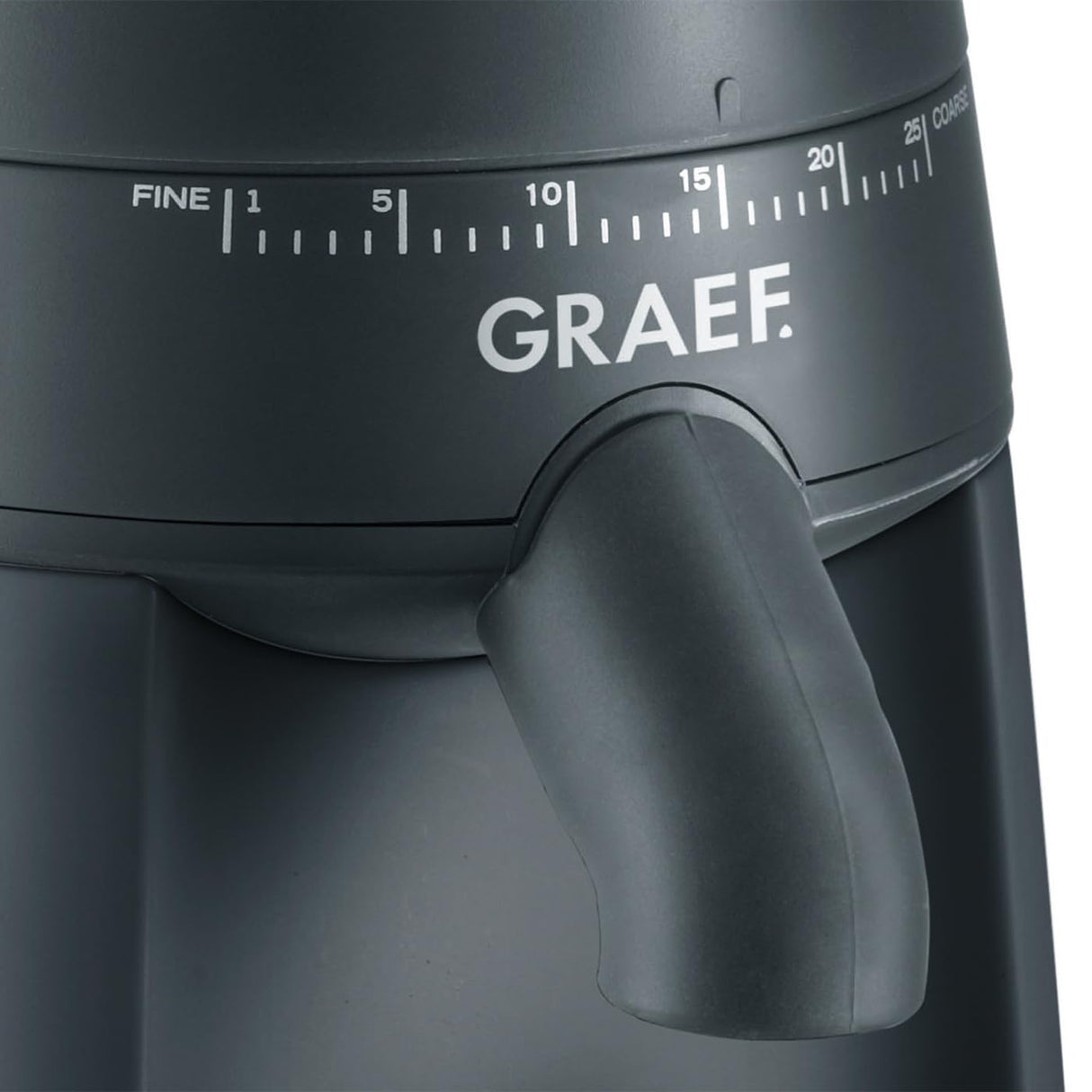 GRAEF CM702 Molinillo de Café Eléctrico 250g, 24 Niveles, Molino Cónico Extraíble Inox, Hasta 12 Tazas, Soporte Tamiz, Negro