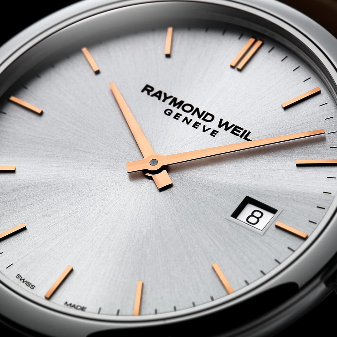 Raymond Weil Reloj Toccata, 5485 -SL5-65001, Redondo, Cuarzo para Hombre Plateado Caja de 39 mm