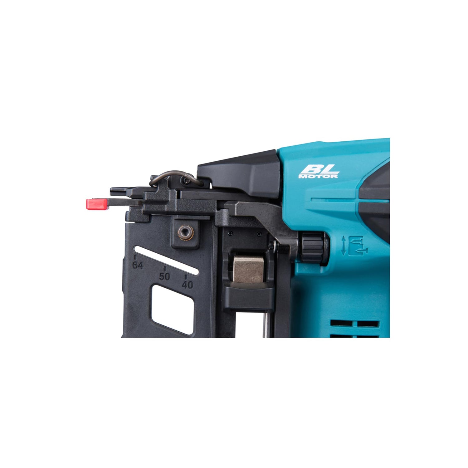 Makita DBN601RTJ 18V Li-ion LXT - Clavadora de acabado sin escobillas completa con 2 baterías de 5,0 Ah y cargador suministrado en una funda Makpac