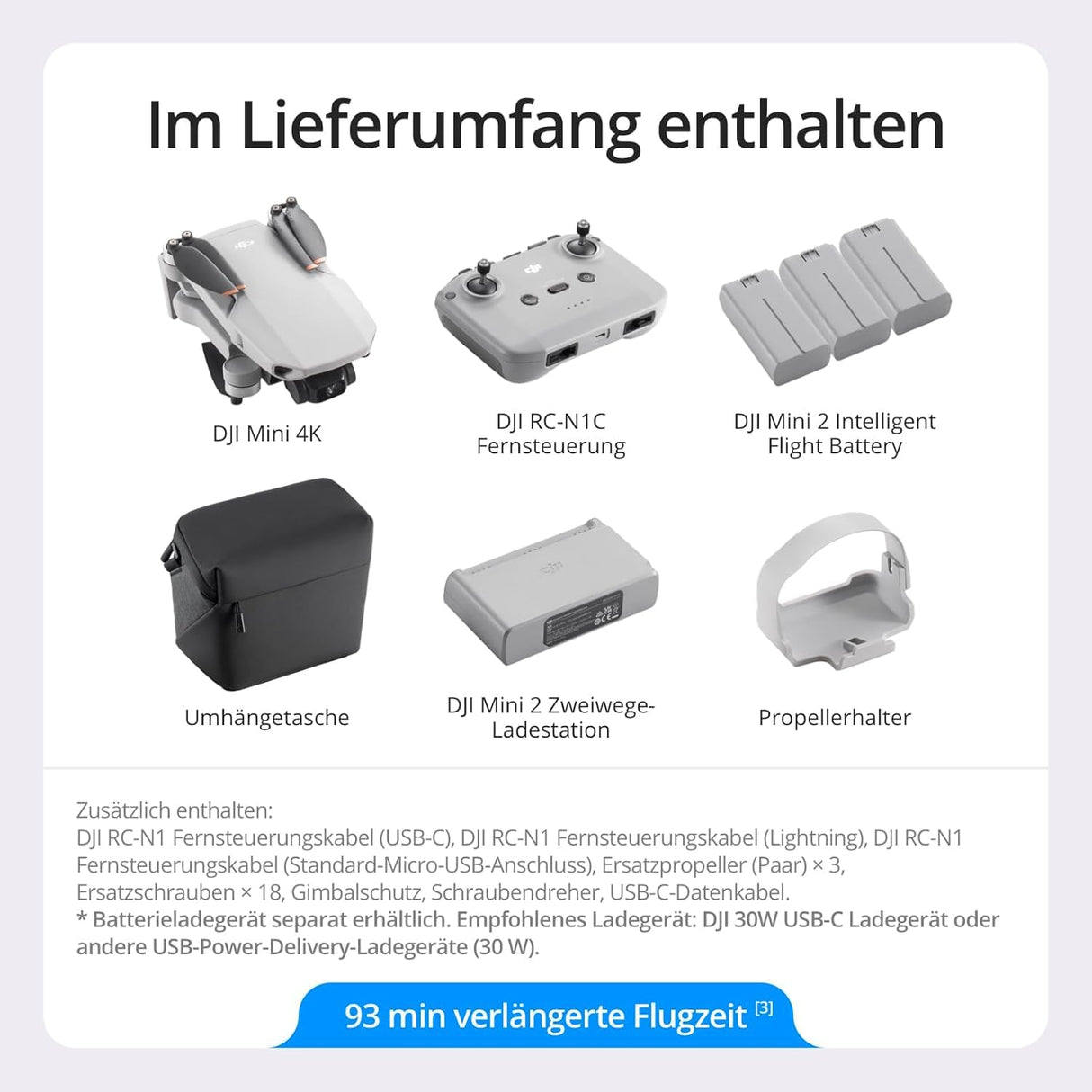 DJI Mini 4K Fly More Combo (EU)