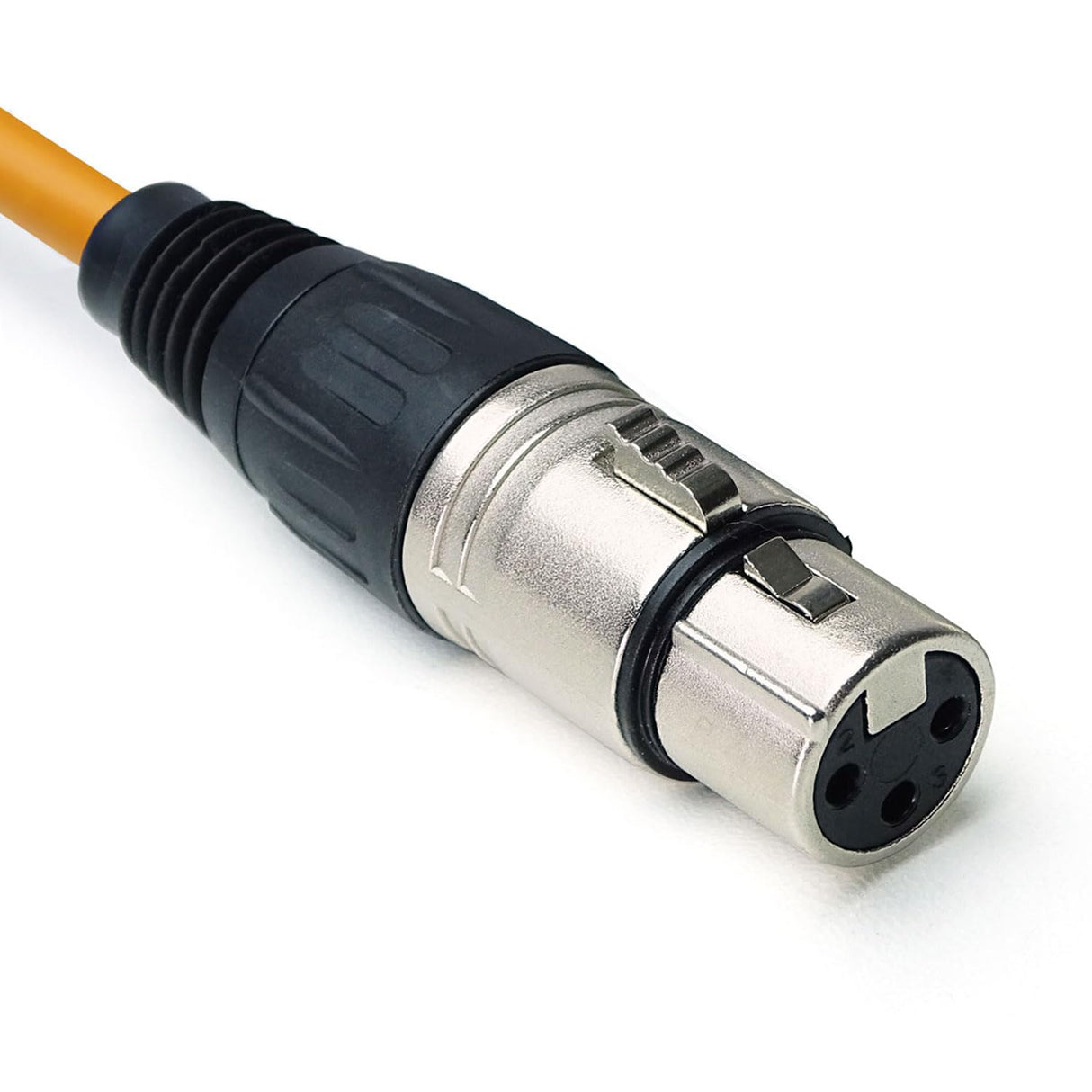 keepdrum mc001xx-6m-or - Cable de micrófono XLR (3 pines, 6 m, 4 unidades), color naranja