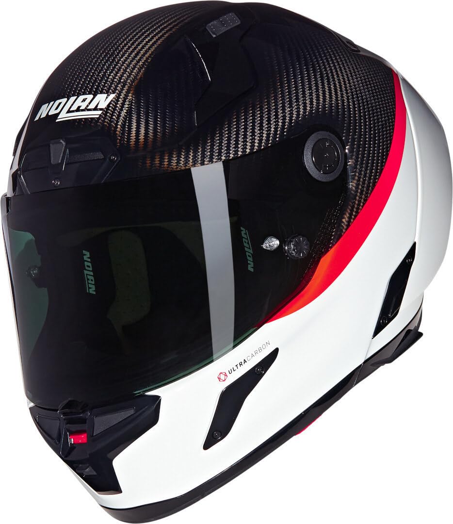 NOLAN Helmet X-804 RS D.O.C. 346 XL, Carbono/Blanco, Carbono/Blanco