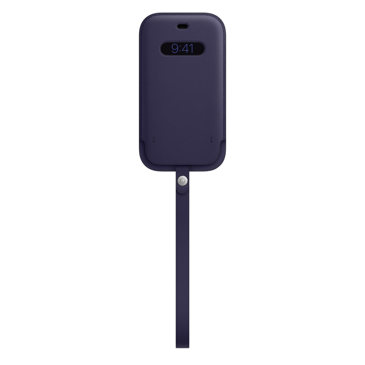 Apple Funda Integral de Piel con MagSafe (para el iPhone 12 y iPhone 12 Pro) - Violeta Profundo
