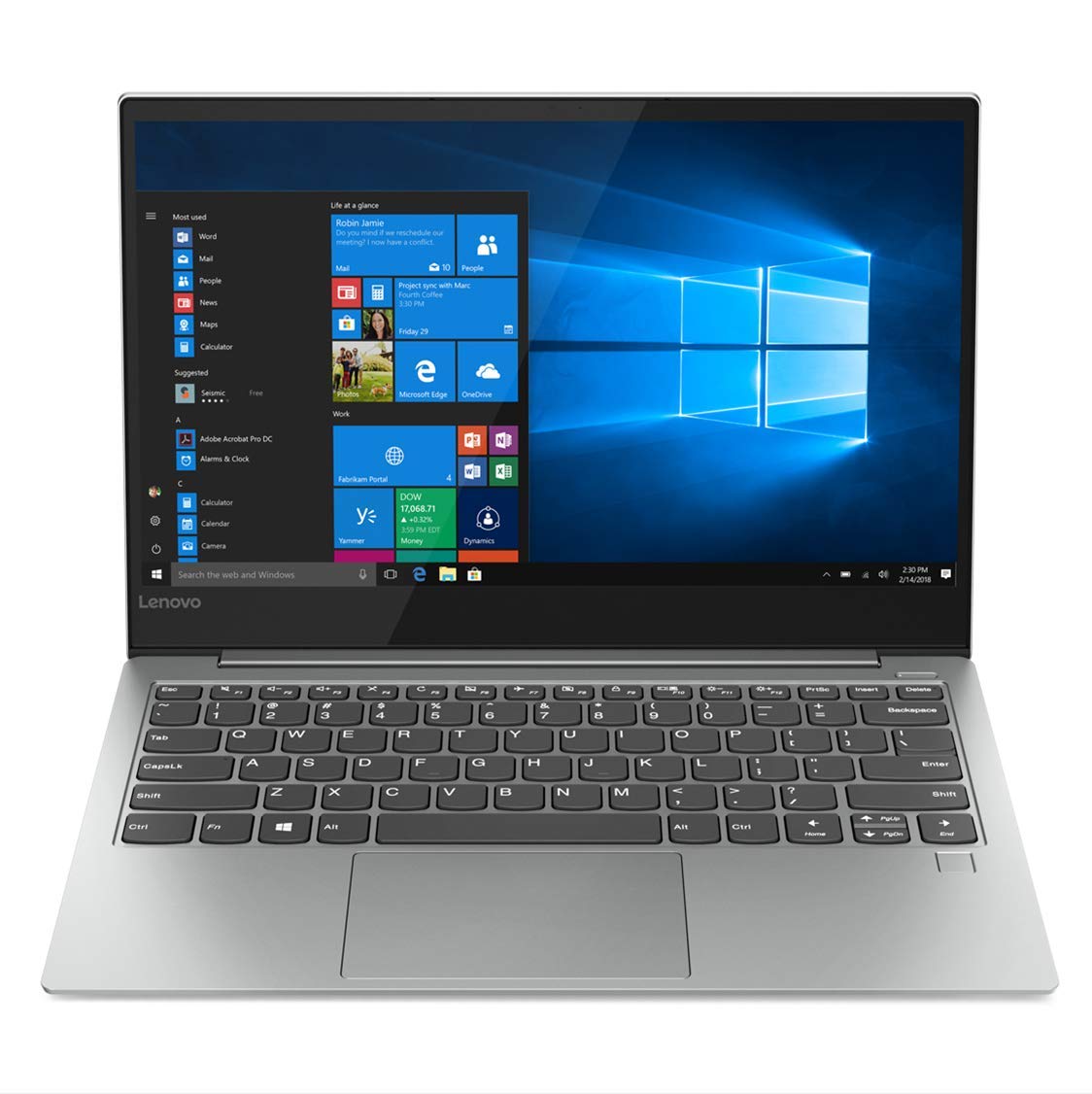 Lenovo ideapad 530S-14IKB - Ordenador Portátil 14" FullHD (Intel Core i7-8550U, RAM de 8GB, 512GB SSD, Intel UHD Graphics, Windows 10) Gris - Teclado QWERTY Español