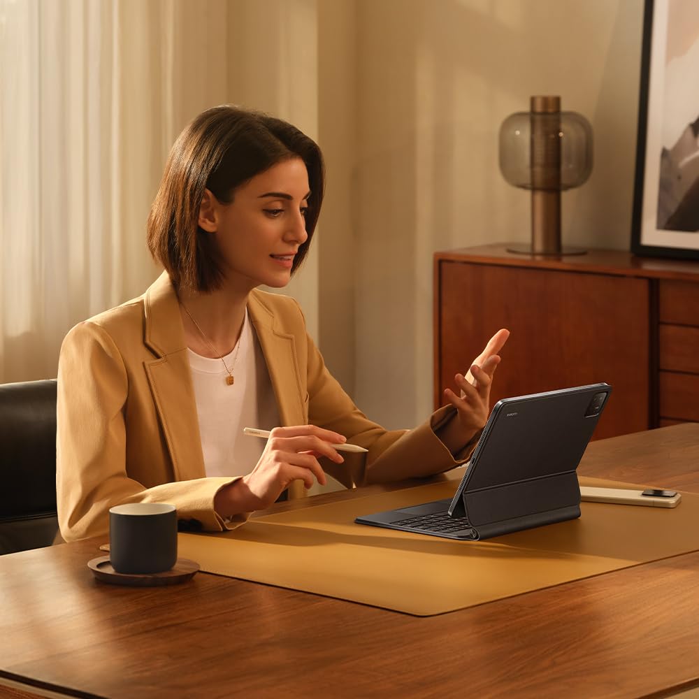 Xiaomi Pad 7 Pro Matte Glass Version + Teclado - Tablet de 11,2" 3,2K (Snapdragon 8s Gen 3, 12GB RAM, 512GB ROM, 4 Altavoces, WiFi 7, batería de 8850 mAh, Cargador no Incluido), Gris (Versión ES)