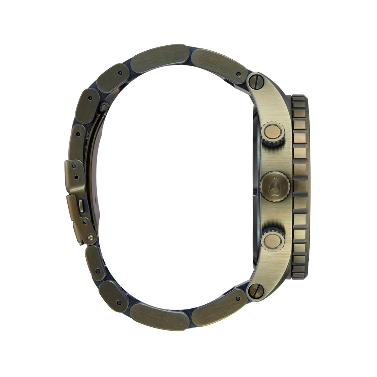 Nixon Reloj Analógico para Hombres de Cuarzo japonés con Correa en Acero Inoxidable A1389-5092-00