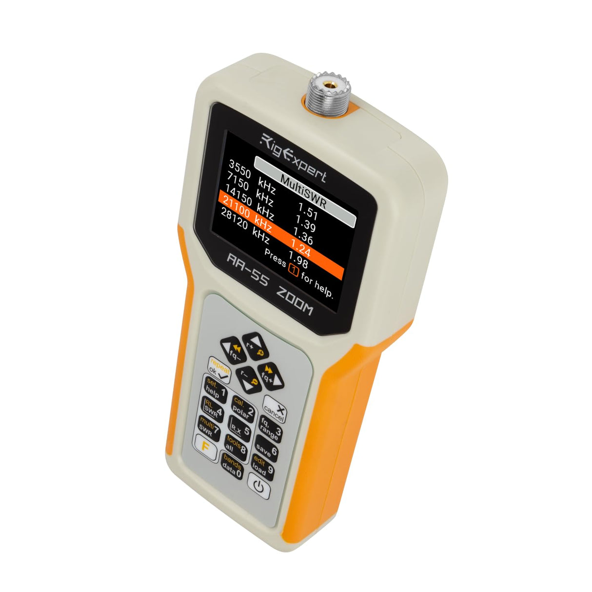 Analizador de Antena RigExpert AA-55 Zoom 0.06-55 MHz