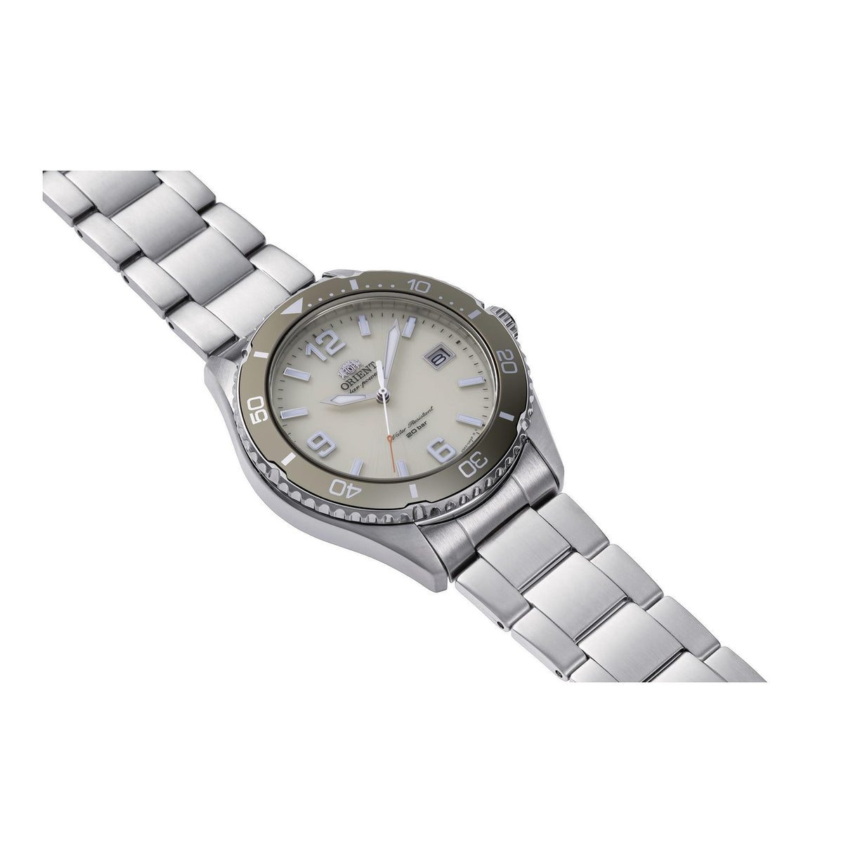 Orient Reloj Deportivo RA-WJ0003S10B, Blanco Crema., Deportes