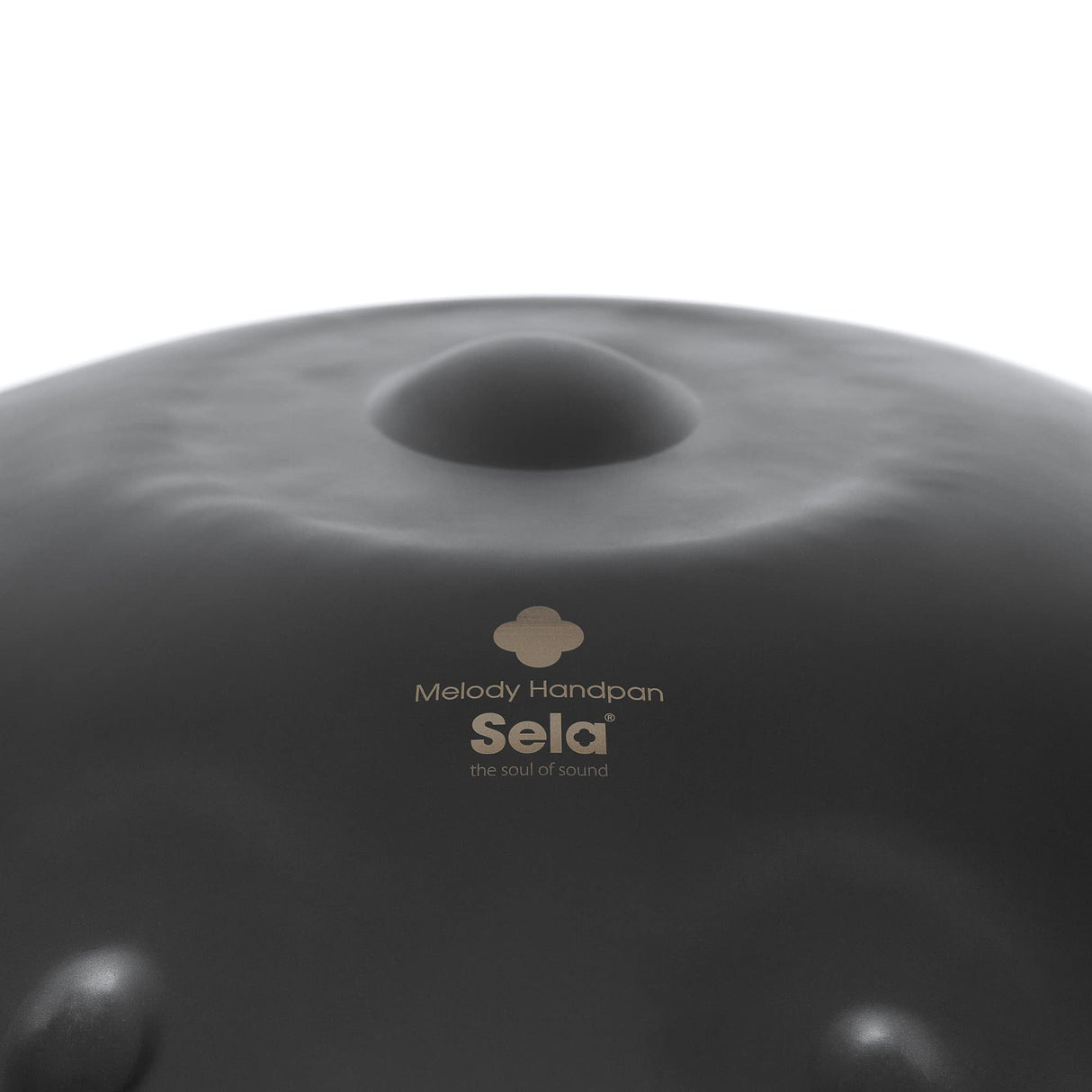 Sela Melody Handpan Gris Oscuro C# Kurd Humung-antioxidante y resistente a la corrosión, instrumento de percusión, 57 cm, grande, sin ruido, con bolsa acolchada, color negro mate, SE 308