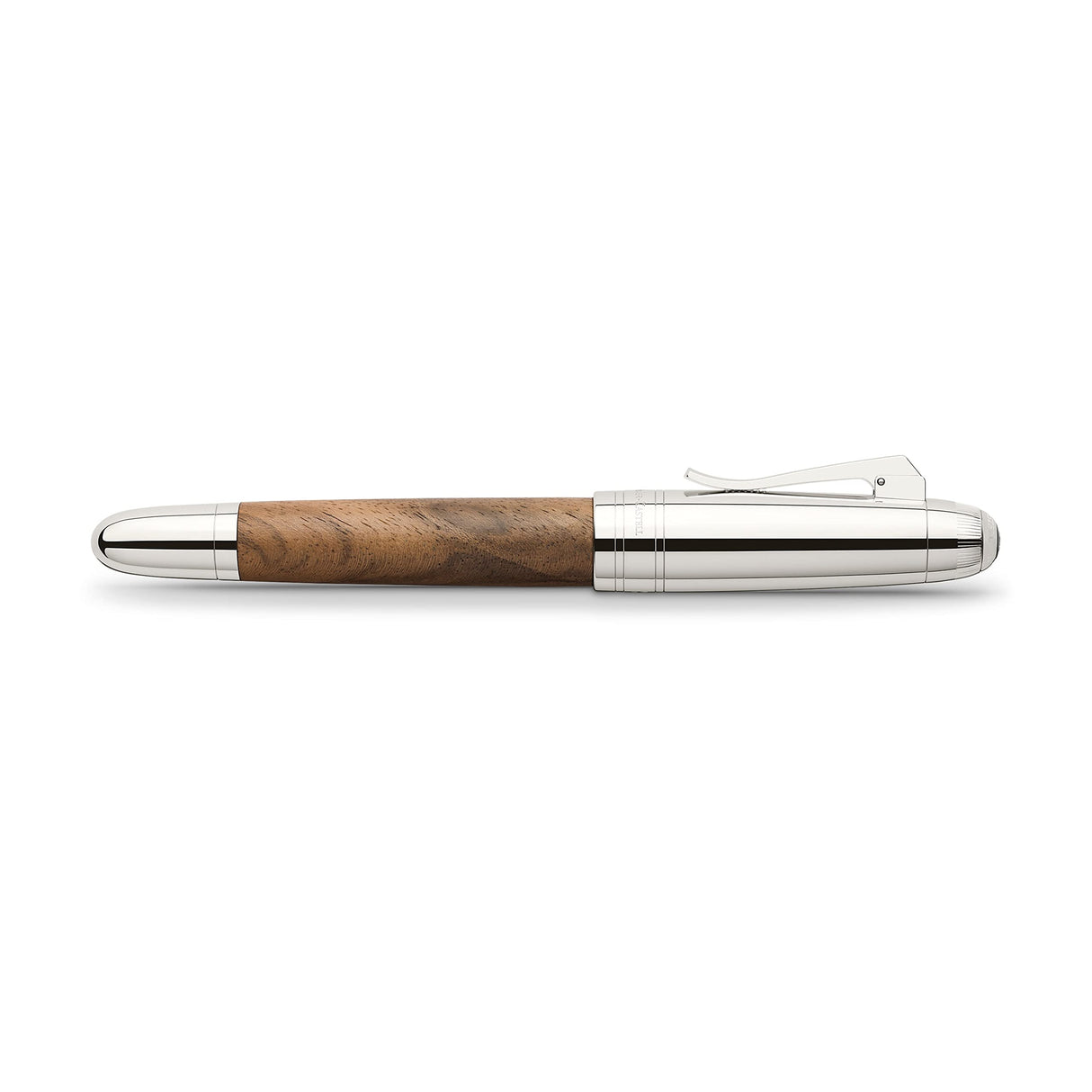 Faber-Castell Graf von 156380 - Estilográfica Magnum en Madera de Nogal - Trazo M