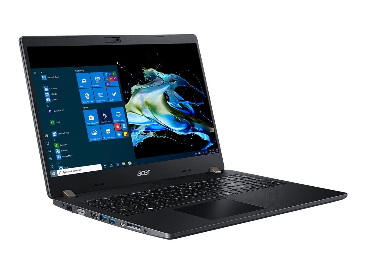 Acer TravelMate P2 TMP215-52-34MS - Ordenador Portátil Commercial 15.6" HD (Intel Core i3-10110U, 4GB RAM, 256GB SSD, Intel UHD Graphics, Windows 10 Pro) Negro - Teclado QWERTY Español