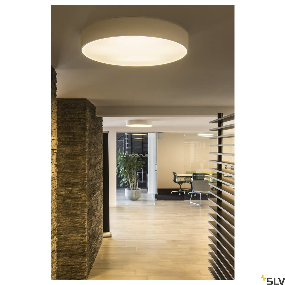 Slv Blanco Superficie MEDO 60 / Foco led, luz de inundación, proyector, luminaria de Techo, iluminación de Interior / 3000 K 38,3 W Regulable 105 Grados, 38.3 W