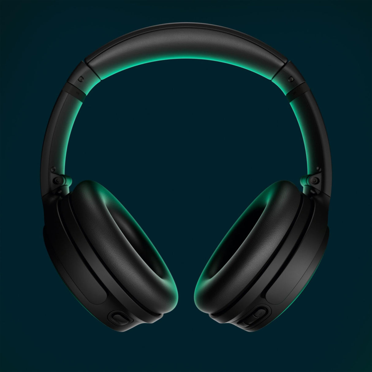 Bose QuietComfort Headphones, Auriculares inalámbricos con cancelación de ruido, Auriculares de diadema con Bluetooth, micrófono y cable con hasta 24 horas de autonomía, Negro