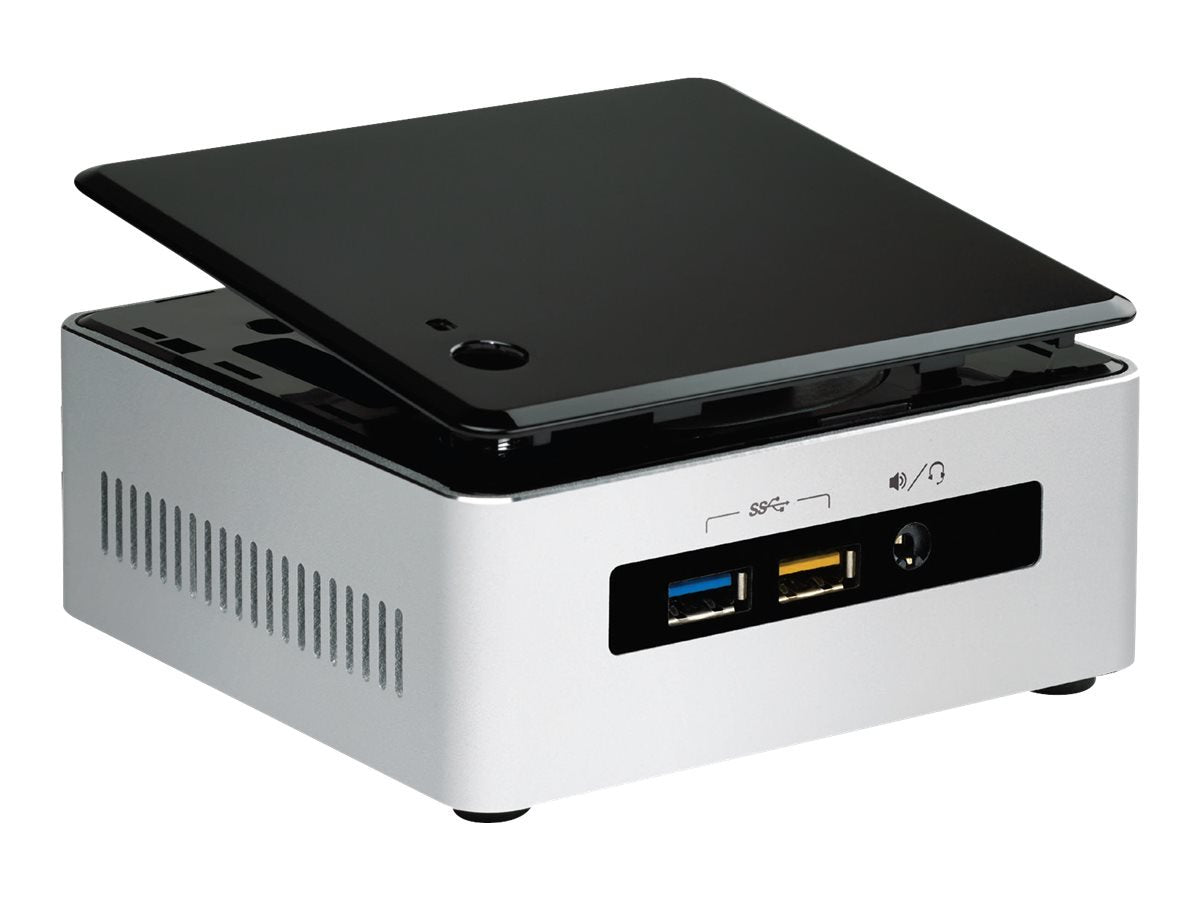 Intel NUC 5i7RYH - MiniPC (Intel Core i7-5557U, No incluye memoria RAM (hasta 16 GB DDR3L SODIMM), No incluye disco duro (espacio para disco duro 2.5" y SSD M.2), Intel Iris Graphics 6100)
