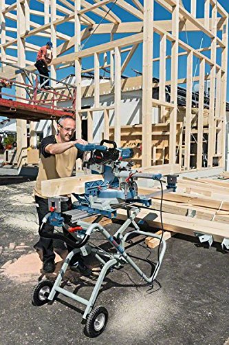 Bosch Professional GCM 12 SDE - Ingletadora telescópica (1800 W, Ø disco 305 mm, Soft Start, vel. regulable, láser)