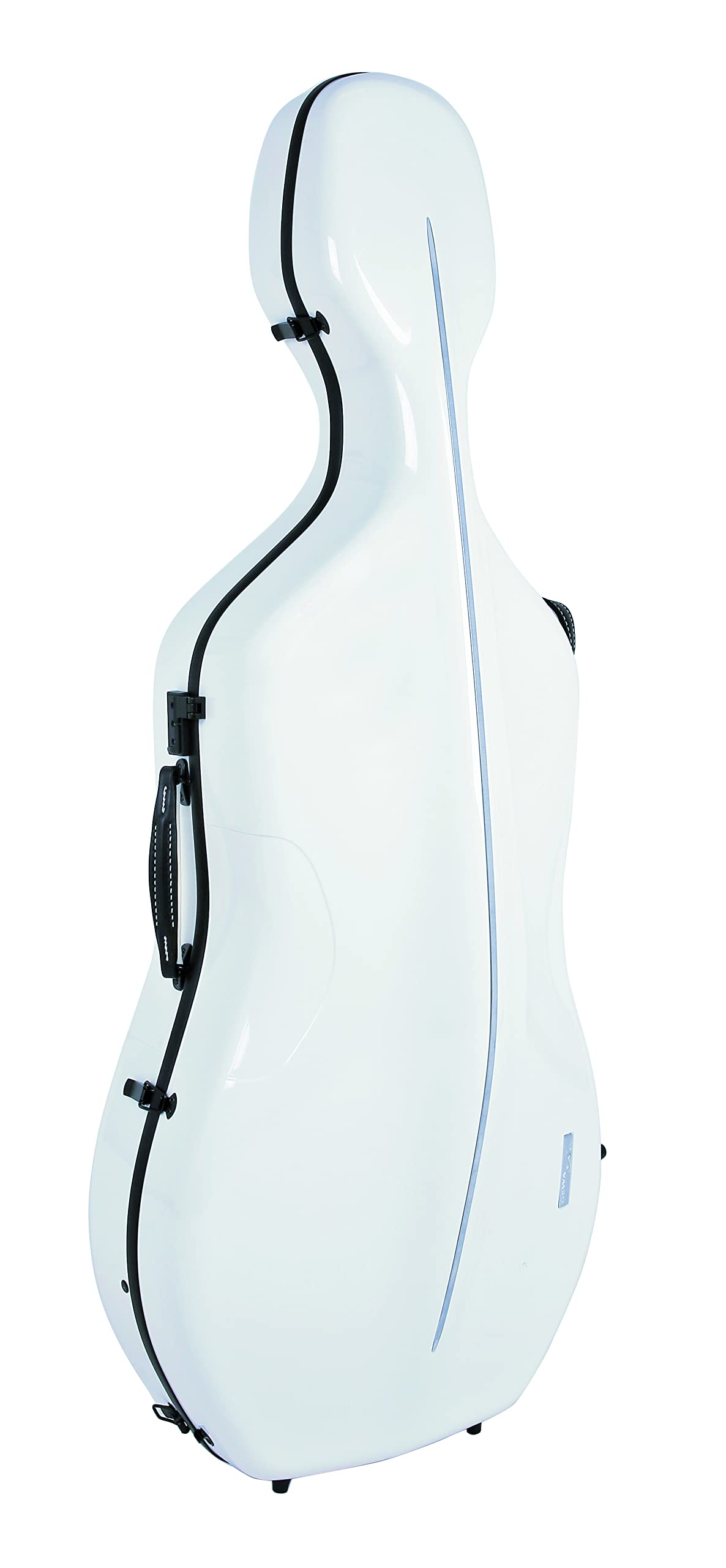 Gewa Estuche Cello Air 3.9 Blanco/Burdeos Made in Germany, Extremadamente resistente a la rotura, EL mejor ratio de aisamiento