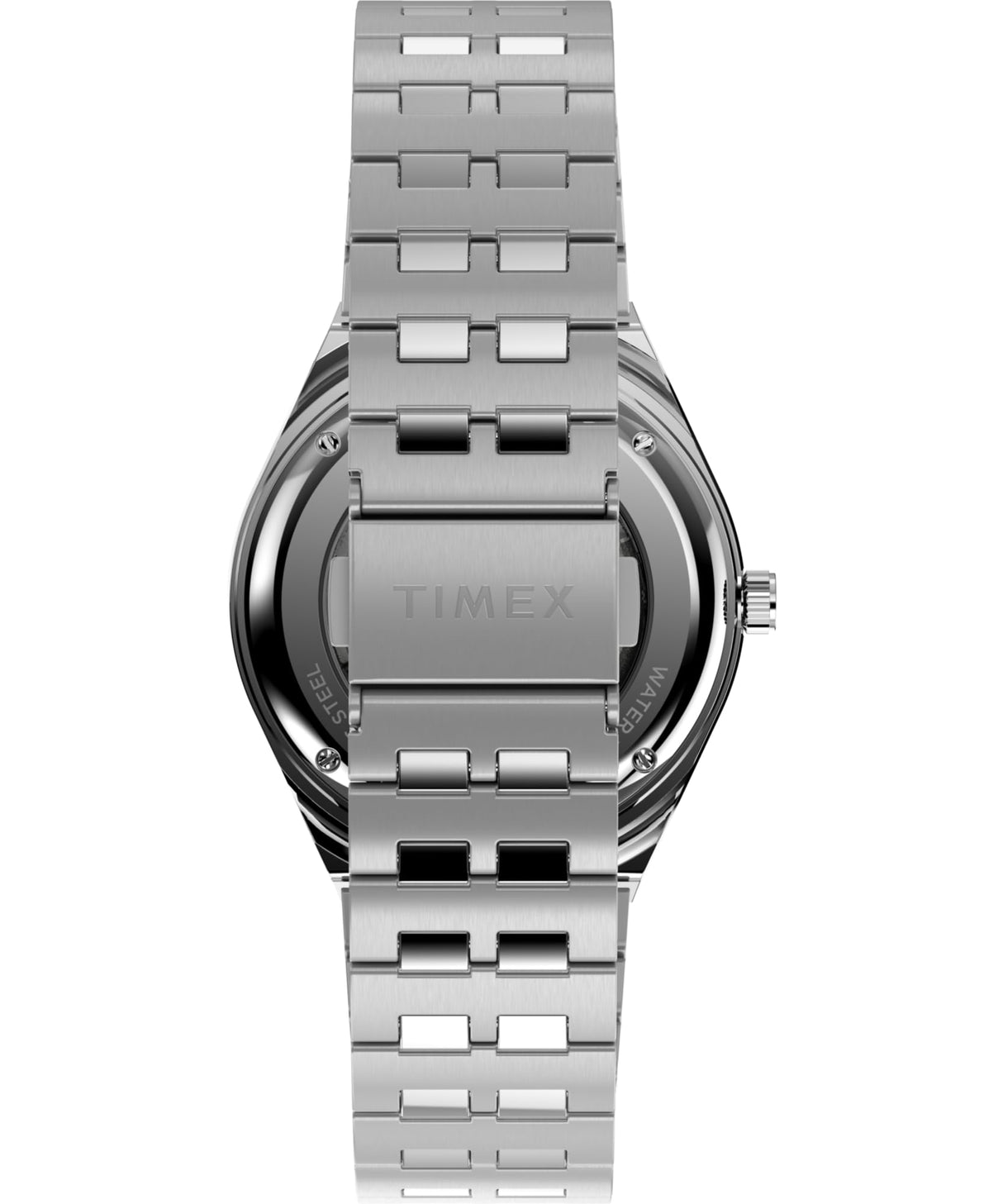 Timex Peanuts Automatic - Reloj de 40 mm para hombre, pulsera de acero inoxidable, esfera azul, caja de acero inoxidable TW2W47500
