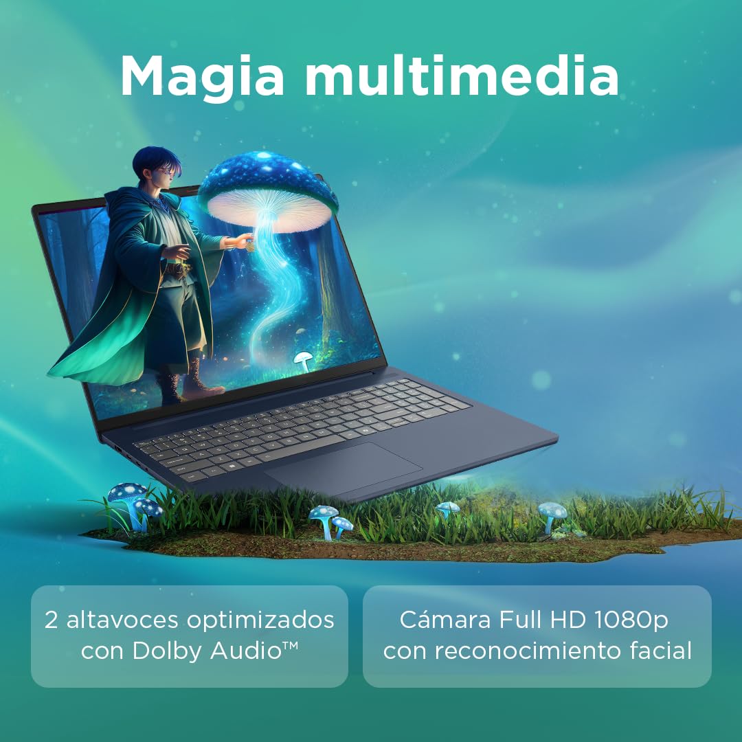 Lenovo IdeaPad Slim 5 Gen 10 - Ordenador Portátil 16" OLED 2.8K (Intel Core i7-13620H, Graficos Intel UHD, 24 GB RAM, 1TB SSD, Wi-Fi 6, Win 11 Home, Office Trial) Teclado QWERTY Español- Azul