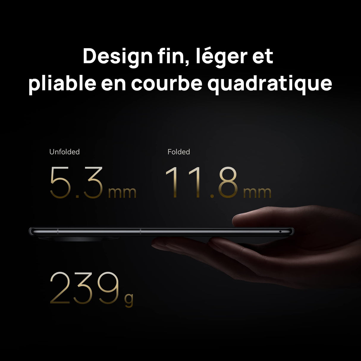 HUAWEI Mate X3 Smartphone, cámara Ultra visión True-Croma, cámara Ultra Vision Xmage 50MP, Ultra Ligera y Ultra Fina, batería de 4800 mAh Carga Cableada a 66 W y Carga inalámbrica a 50 W