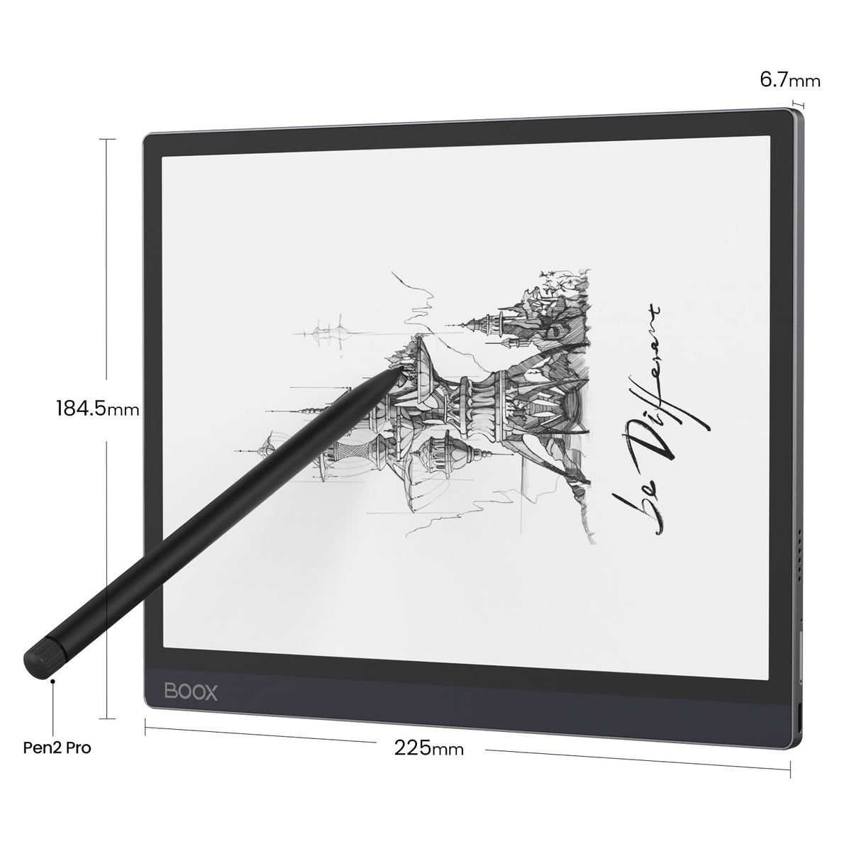 BOOX Tab Ultra 10,3 Pulgadas Tableta ePaper 128 GB Android 11 Luz Frontal Cámara G-Sensor Ranura Tarjeta TF WiFi BT OTG