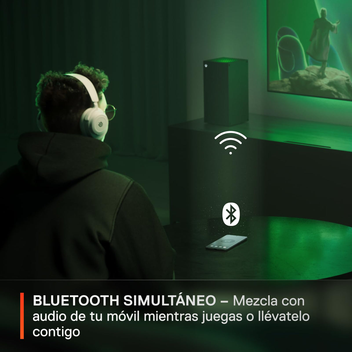 Steelseries Arctis Nova 7X Wireless Auriculares - Destiny 2 Final Shape Edition - Objetos - 2,4GHz + Bluetooth - Batería USB-C - Xbox, PC, PS