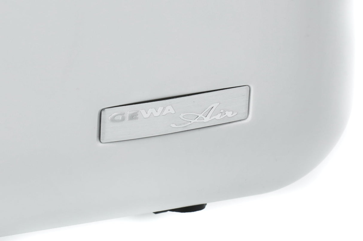 GEWA Funda para violín AIR 2.1 blanco mate, con mango lateral adicional, fabricado en Alemania