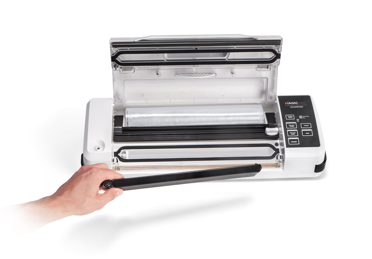 Magic Vac Champion Máquina de envasado al vacío doméstica, 130 W, blanco