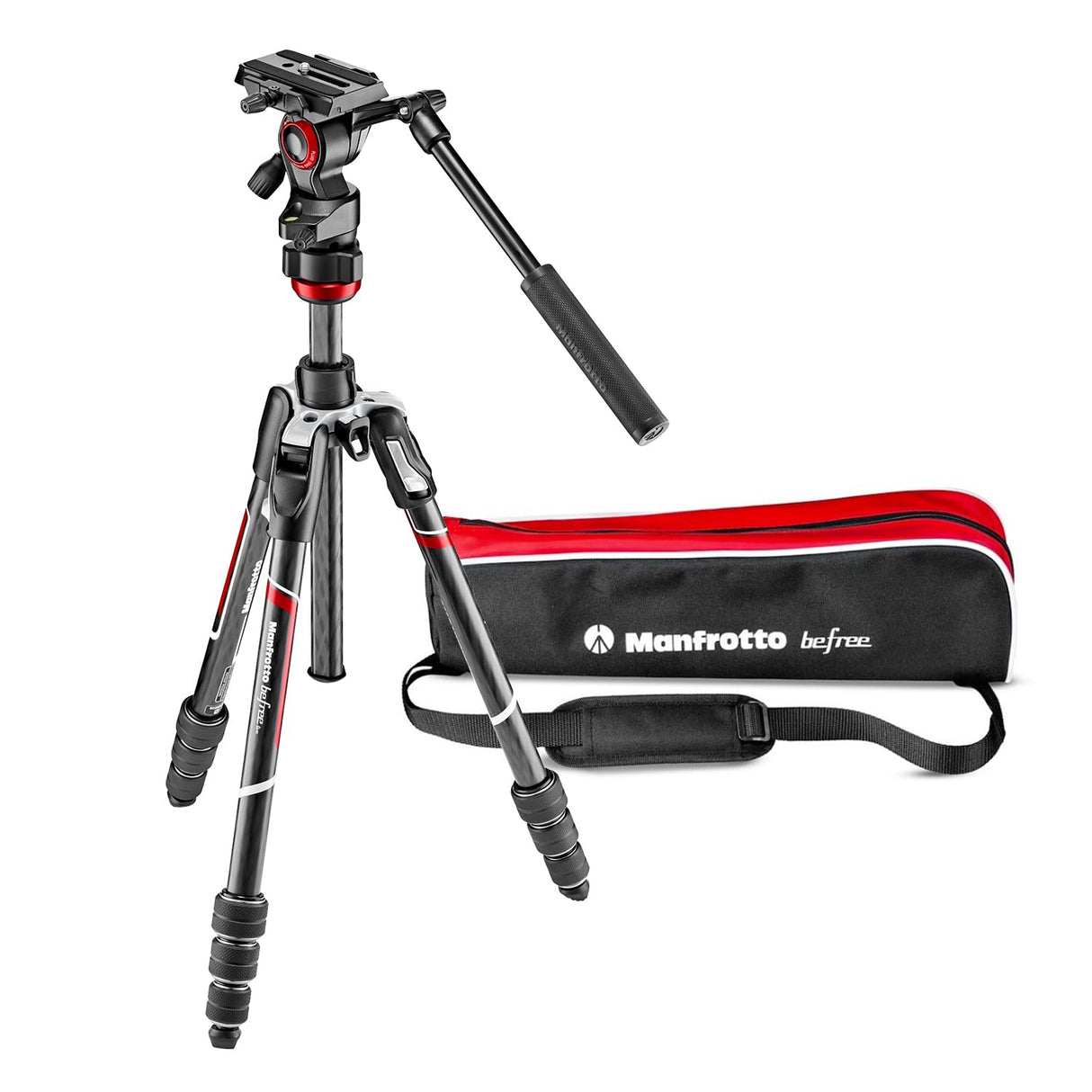 MANFROTTO Trépied Befree Live Carbone MVKBFRTC-Live Twist Lock Avec rotule Ball