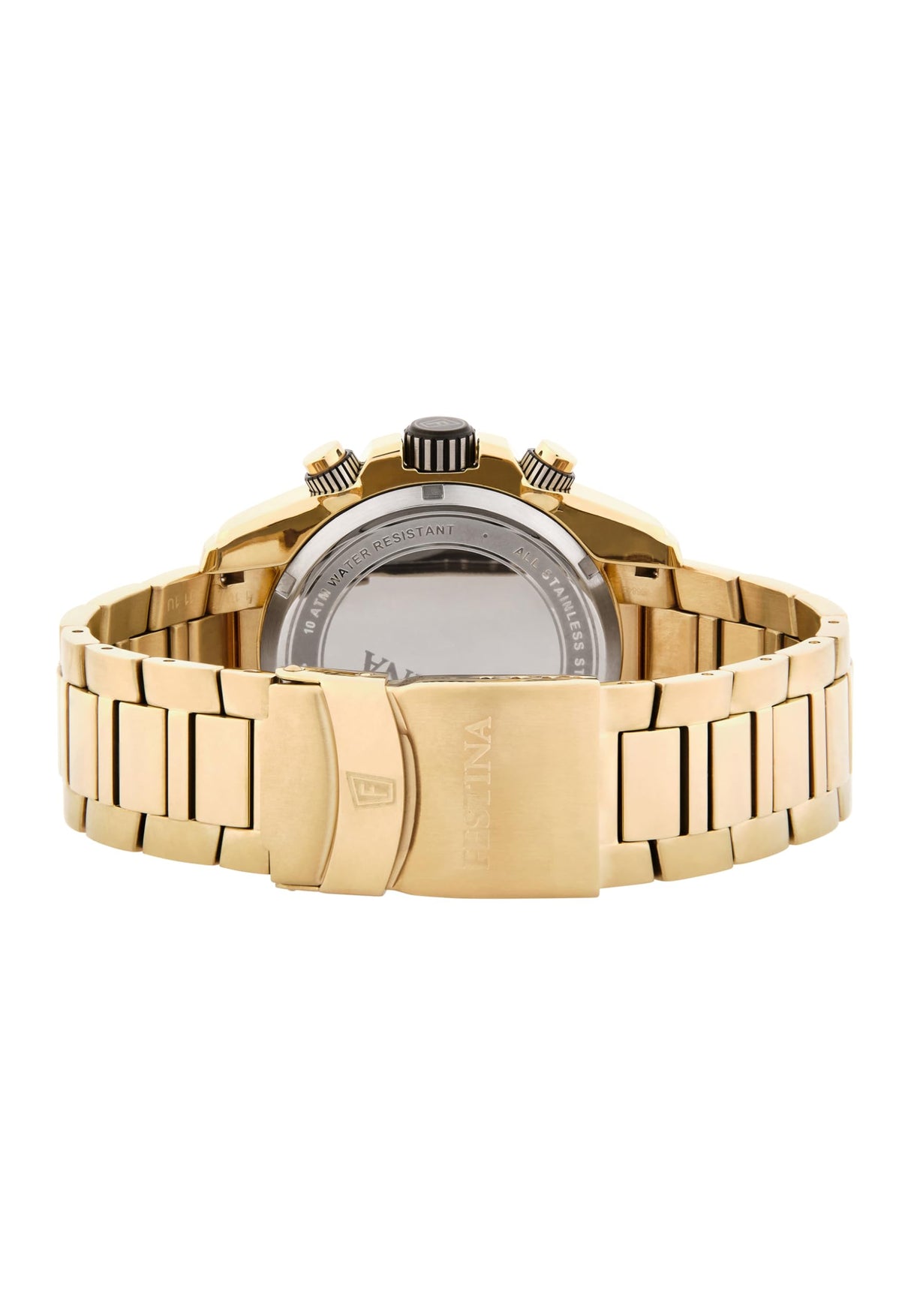 Reloj FESTINA para Hombre F20684/3 Timeless Chronograph Caja de Acero Inoxidable 316l Dorado Correa de Acero Inoxidable 316l Dorado
