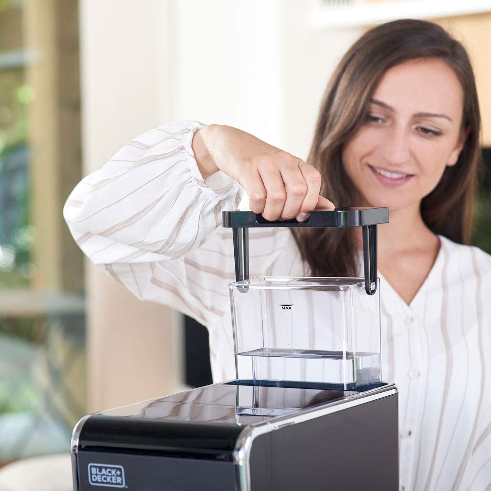 Black+Decker Cafetera Automatica, Negro, 1470 W