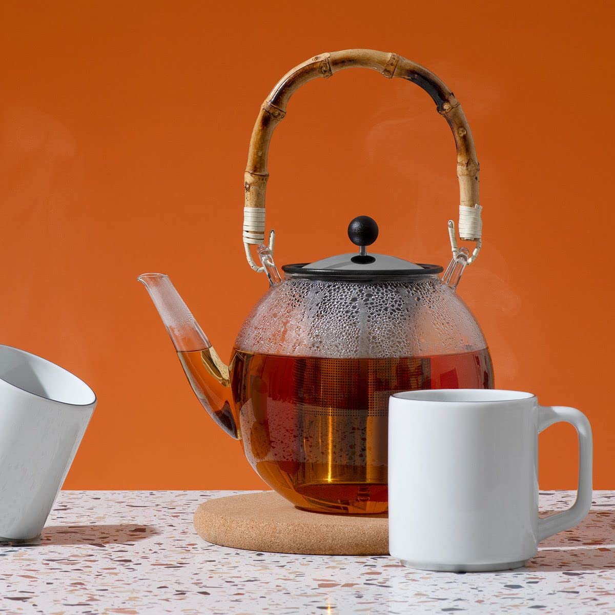 Bodum - 11797-139 - Assam - Tetera c/embolo - c/Mango de Bamboo - 1.5 l
