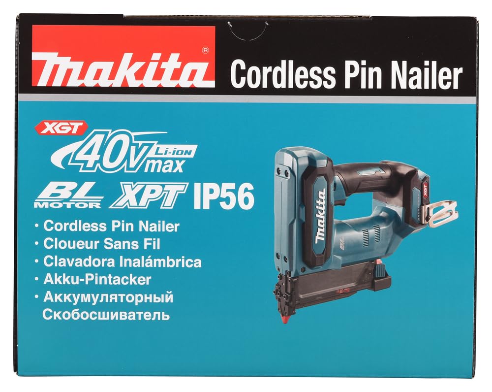 Makita PT001GZ Clavadora sin escobillas 40V Max Li-ion XGT Baterías y cargadores no incluidos