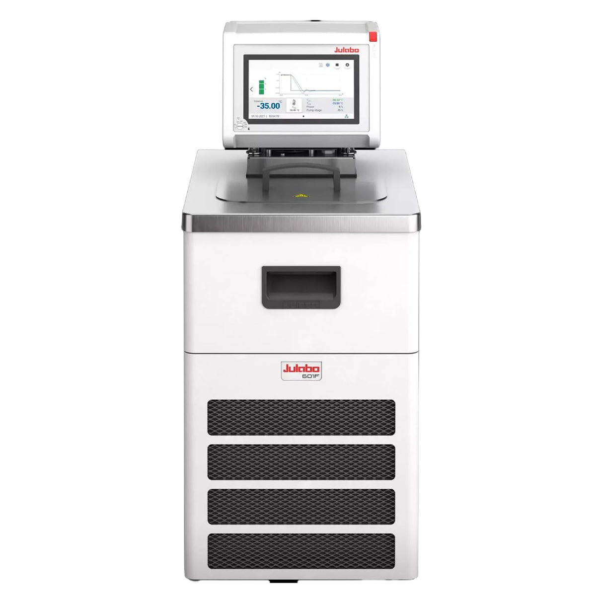 Julabo MAGIO MS-601F - Termostato de circulación en frío con presión Extremadamente Potente y Bomba de succión y Pantalla táctil intuitiva, 33 cm x 47 cm x 74 cm