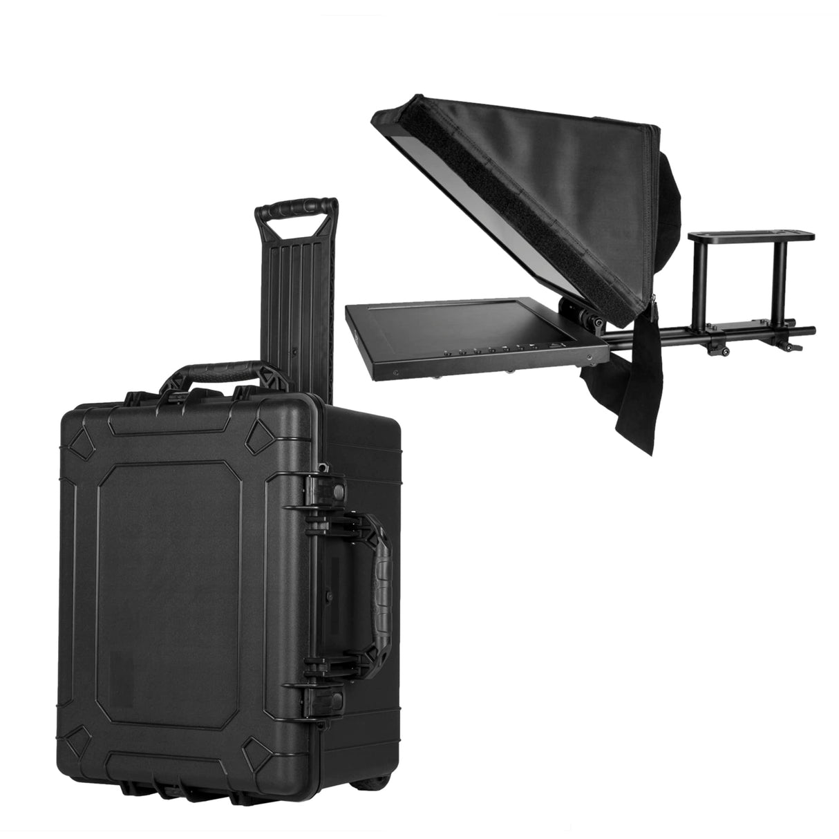 Ikan PT3500-HB-TK - Telefono con funda rígida (15"), color negro